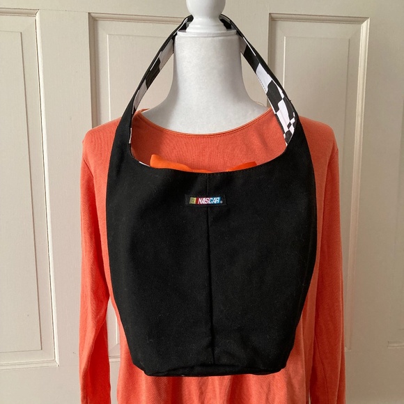 VINTAGE Race Ready Lady Nascar Tony Stewart 20 Bucket Bag w Orange Bow Bag - Picture 6 of 16